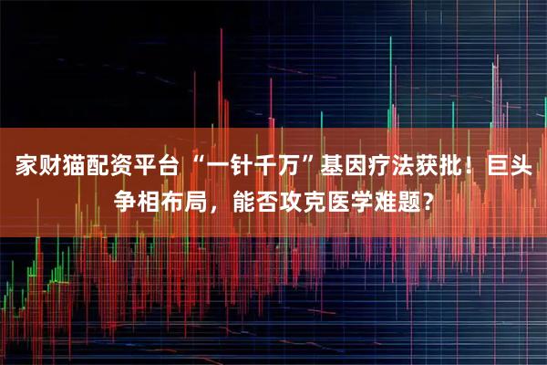 家财猫配资平台 “一针千万”基因疗法获批！巨头争相布局，能否攻克医学难题？