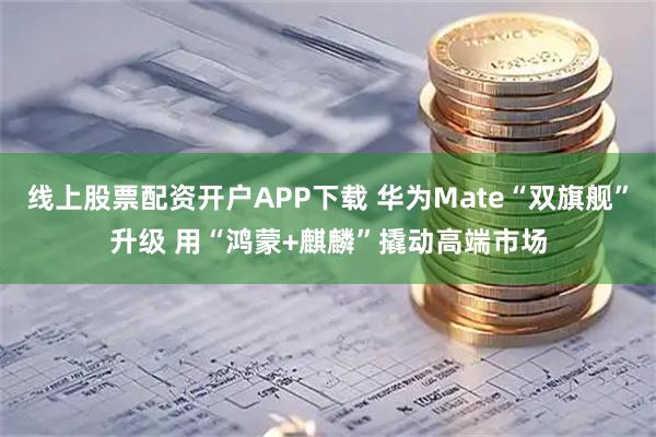 线上股票配资开户APP下载 华为Mate“双旗舰”升级 用“鸿蒙+麒麟”撬动高端市场