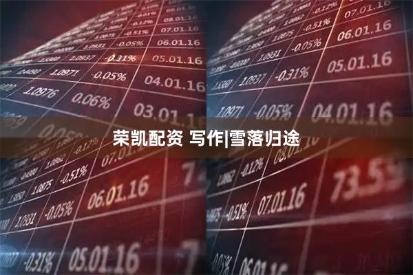 荣凯配资 写作|雪落归途